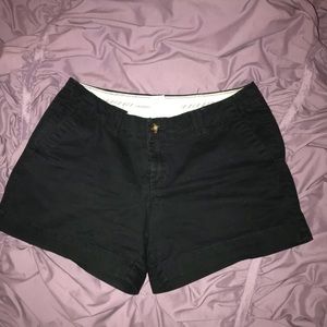 black shorts